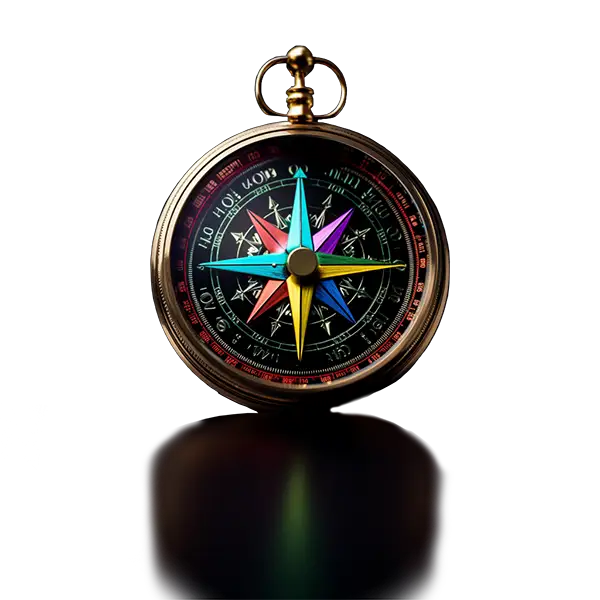 compass representing web analytics by VTG